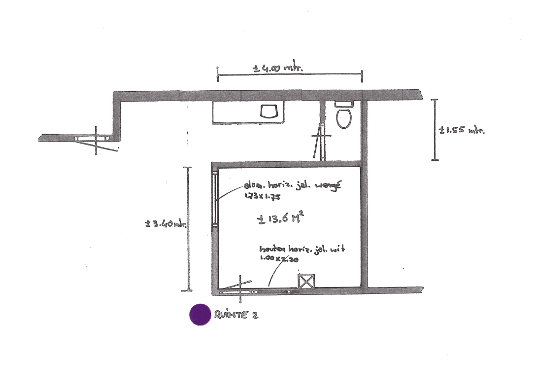 Ruimte 2 13,6 m2 Business Corner Arkel ruimtes te huur plattengrond begane grond arkelwonen jannie en arnold de pijper zonna de pijper bellezza by zonna